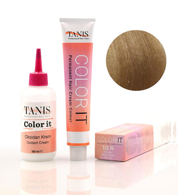 TANIS COLOR-IT Permanent Hårfärg 10N Platinblond (100 ml)