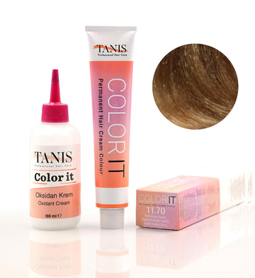 TANIS COLOR-IT Permanent Hårfärg 11.70 Platin Vaniljblond (100 ml)