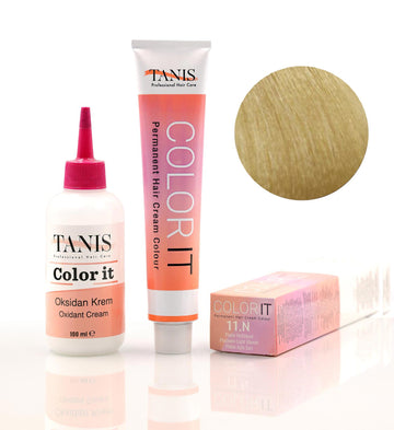 TANIS COLOR-IT Permanent Hårfärg 11N Platin Ljusblond (100 ml)