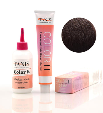 TANIS COLOR-IT Permanent Hårfärg 55.66 Beaujolais (100 ml)