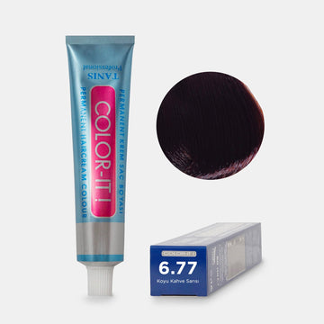 TANIS COLOR-IT Permanent Hårfärg 6.77 Mörk Kaffeblond (100 ml)