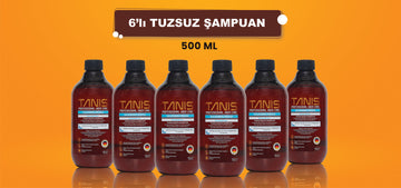 Tanis Saltfritt Schampo 6-pack (500 ml)