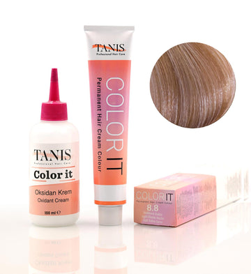 TANIS COLOR-IT Permanent Hårfärg 8.8 Ljus Kaffeblond (100 ml)