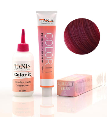 TANIS COLOR-IT Permanent Hårfärg 88.55 Röd (100 ml)