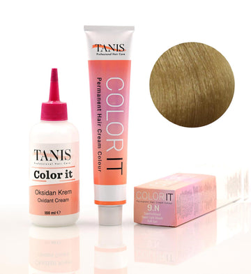 TANIS COLOR-IT Permanent Hårfärg 9N Ljusblond (100 ml)