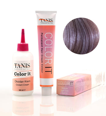 TANIS COLOR-IT Permanent Hårfärg Ljusgrå (100 ml)
