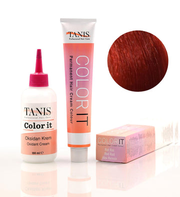 TANIS COLOR-IT Permanent Hårfärg Flammande Röd Röd (100 ml)