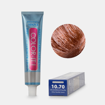 TANIS COLOR-IT Permanent Hårfärg 10.70 Ultra Vaniljblond (100 ml)