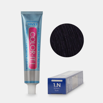 TANIS COLOR-IT Permanent Hårfärg 1.N Svart (100 ml)