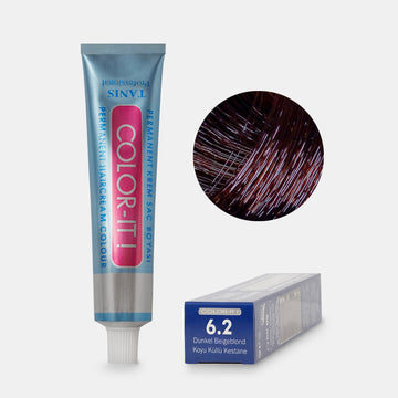 TANIS COLOR-IT Permanent Hårfärg 6.2 Mörk Askkastanj (100 ml)