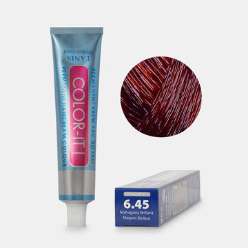 TANIS COLOR-IT Permanent Hårfärg 6.45 Mahogny Glänsande (100 ml)