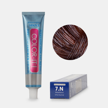 TANIS COLOR-IT Permanent Hårfärg 7.N Mellanbrun (100 ml)