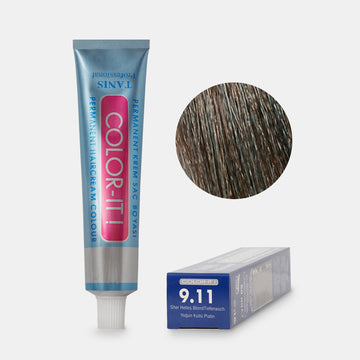 TANIS COLOR-IT Permanent Hårfärg 9.11 Intensiv Aska Platin (100 ml)