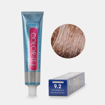 TANIS COLOR-IT Permanent Hårfärg 9.2 Ljus Beige Askblond (100 ml)