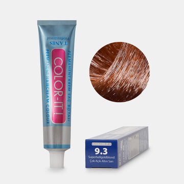 TANIS COLOR-IT Permanent Hårfärg 9.3 Superljus Guldblond (100 ml)